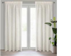 EUROFIRANY Nadin fényáteresztő függöny Natúr 140x270 cm