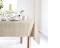 EUROFIRANY Sparkle elegáns fényes asztalterítő Krémszín 140x220 cm