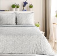 Eurofirany Flano puha ágyneműhuzat domború mintával Fehér 220x200 cm - 70x90 cm 2db