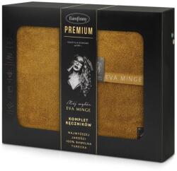 Eurofirany Venus 3Db-os pamut törölköző szett Mézsárga