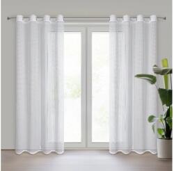 EUROFIRANY Neri fényáteresztő függöny Fehér 140x250 cm