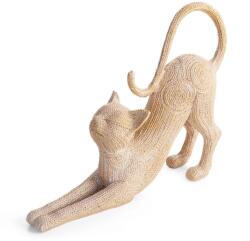 EUROFIRANY Valeri1 macska szobor Arany 32x8x25 cm