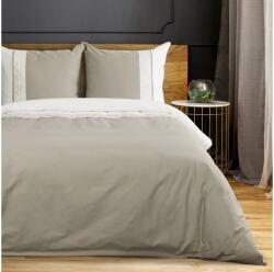 Eurofirany Reina26a pamut ágyneműhuzat elegáns hímzéssel Bézs 160x200 cm - 70x80 cm 2db