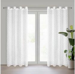 EUROFIRANY Aurelia Eva Minge függöny Fehér 135x250 cm