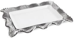 Eurofirany Betsy kerámia tál Krémszín 36x25x4 cm