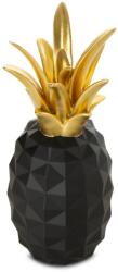 EUROFIRANY Ananász dekoráció Fekete 10x10x25 cm