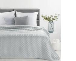 EUROFIRANY Sofia4 ezüst ágytakaró bársony 200 x 220 cm