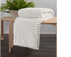 EUROFIRANY Soft karosszék takaró Fehér 70x160 cm