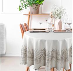 EUROFIRANY Ines pálmalevél mintás terítő Bézs