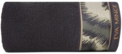Eurofirany Eva24 minőségi pamut törölköző Fekete 70x140 cm