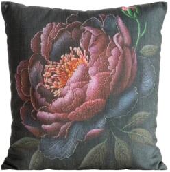 Eurofirany Len54 párnahuzat Fekete 45x45 cm