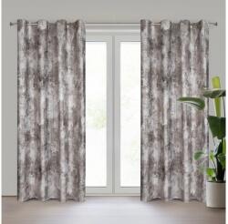 EUROFIRANY Ester bársony sötétítő függöny Acélszürke 140x250 cm