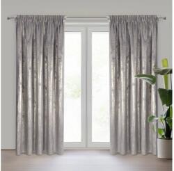 EUROFIRANY Renia bársony sötétítő függöny Acélszürke 140x270 cm