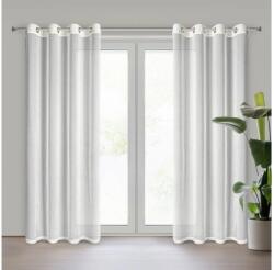 EUROFIRANY Hera mintás dekor függöny Fehér 140x250 cm