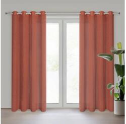 EUROFIRANY Angelica függöny eső szerkezettel Vörös 140x250 cm