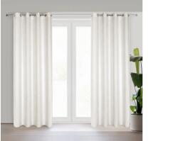 EUROFIRANY Aleta zsenília sötétítő függöny Világosbézs 135x250 cm