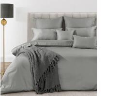 Eurofirany Eva Minge egyszínű mako-szatén ágyneműhuzat Acélszürke 140x200 cm - 70x80 cm 1db