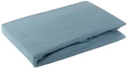 EUROFIRANY Jersey pamut gumis lepedő Kék 240x220 cm + 30 cm