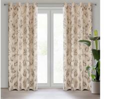 EUROFIRANY Gloria2 bársony sötétítő függöny Bézs 140x250 cm
