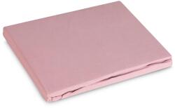 EUROFIRANY Gumis renforce pamut lepedő Púder rózsaszín 160x200 cm + 30 cm