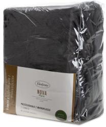 EUROFIRANY Flano polár gumis lepedő Acélszürke 180x200 cm - 30 cm