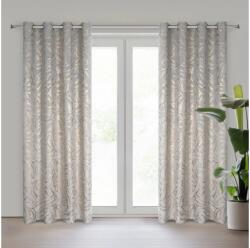 EUROFIRANY Milena bársony sötétítő függöny Ezüst 140x250 cm