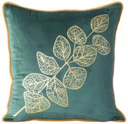 Eurofirany Popla bársony párnahuzat Sötétzöld 45x45 cm