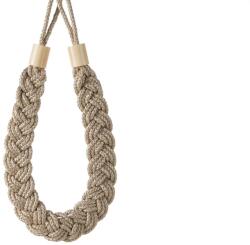 EUROFIRANY Kayla egy bojtos függönyelkötő Bézs