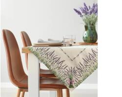 EUROFIRANY Levendulás gobelin asztalterítő Natúr 100x100 cm +/-5%