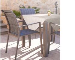 EUROFIRANY Garden11 pálmalevél mintás kültéri asztalterítő Bézs 85x85 cm