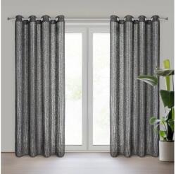 EUROFIRANY Selma Eva Minge függöny Fekete 135x250 cm