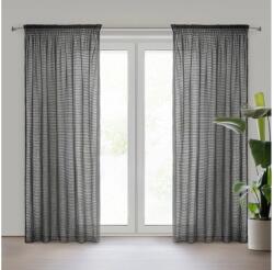 EUROFIRANY Reina Eva Minge fekete függöny 135x270 cm