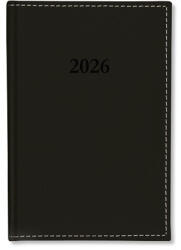 PD Calendar Határidőnapló Period Chamois B/5 heti körbev. fekete 2026