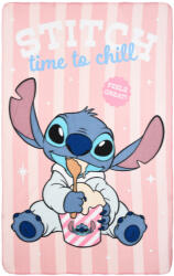 Sun City Disney Lilo és Stitch, A csillagkutya Time to Chill polár takaró 100x150cm SNXHY46014 (SNXHY46014)