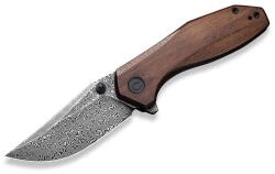 CIVIVI ODD 22 C21032-DS1 Black Cuibourtia Wood Damascus (C21032-DS1)