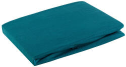  Jersey pamut gumis lepedő Türkiz 240x220 cm + 30 cm