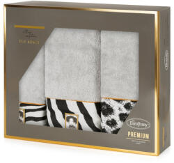  Eva22 3Db-os pamut törölköző szett Ezüst
