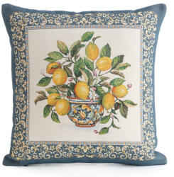  Citromos gobelin párnahuzat Natúr 45x45 cm - 5 cm