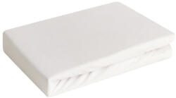  Jersey3 pamut gumis lepedő Krémszín 220x200 cm + 30 cm