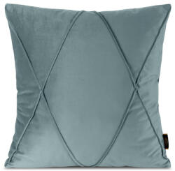  Nala1 bársony párnahuzat varrott mintával Világoskék 45x45 cm