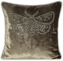  Royal bársony párnahuzat Sötét bézs 45x45 cm