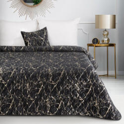  Blink4 bársony ágytakaró fényes mintával Fekete 170x210 cm