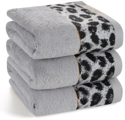  Eva22 minőségi pamut törölköző Ezüst 70x140 cm - 500 cm 3db