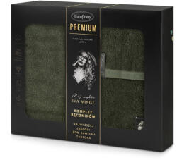  Venus 3Db-os pamut törölköző szett Sötét olíva