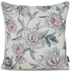  Len13 párnahuzat lenvászon szerű anyagból Púder rózsaszín 45x45 cm