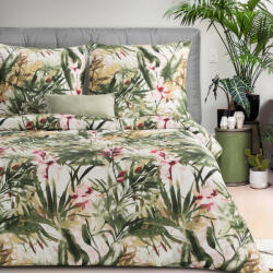  Spring43 pamut-szatén ágyneműhuzat Zöld 140x200 cm - 70x80 cm 1db