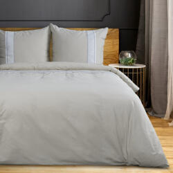  Reina39 pamut ágyneműhuzat Szürke 220x200 cm - 70x80 cm 2db - brightenzi