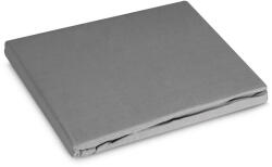  Gumis renforce pamut lepedő Acélszürke 160x200 cm + 30 cm