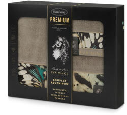  Eva15 3Db-os pamut törölköző szett Bézs