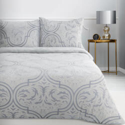 Flano puha ágyneműhuzat domború mintával Ezüst 220x200 cm - 70x90 cm 2db